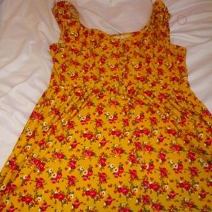 Yellow Floral Dress